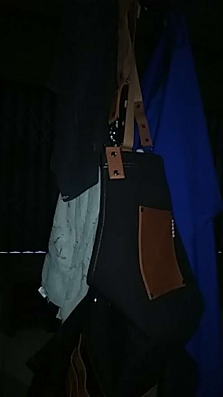 Full Apron Kanvas & High Quality Syntetic For Barberman,barbershop,barista Model Tali Silang