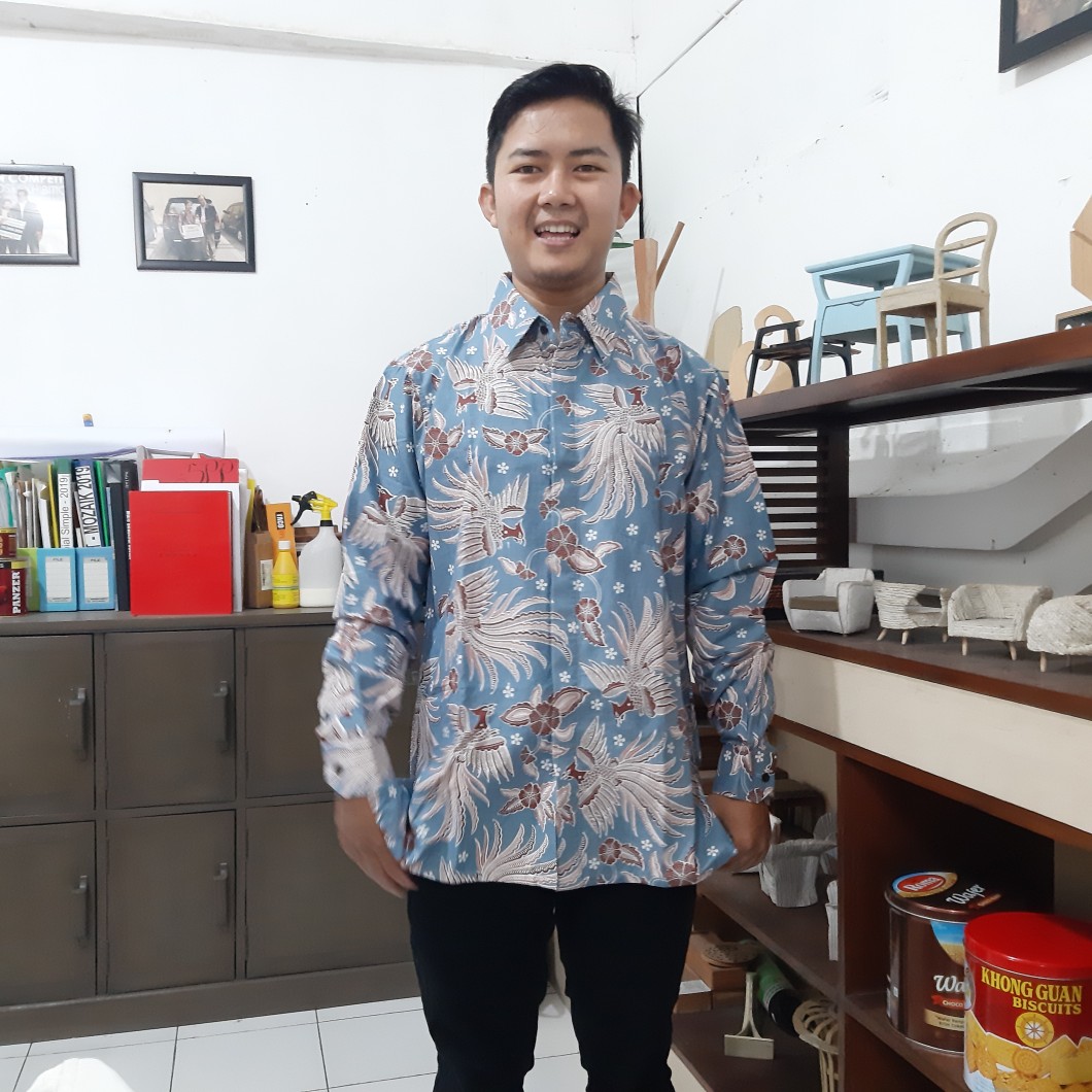 Kemeja Batik Pria | Lengan Panjang | Regular Fit | Batik Pria Solo | Batik Kantor | Aryasena