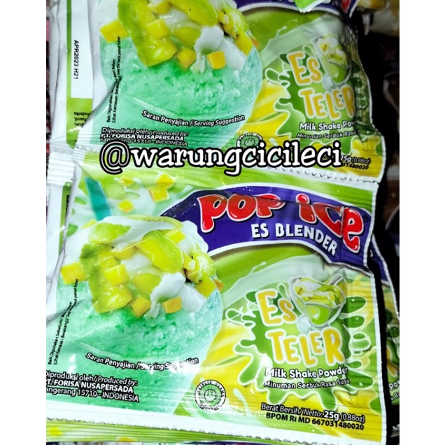 

POP ICE RASA ES TELER 25g x 10pcs ( 1 RENCENG )