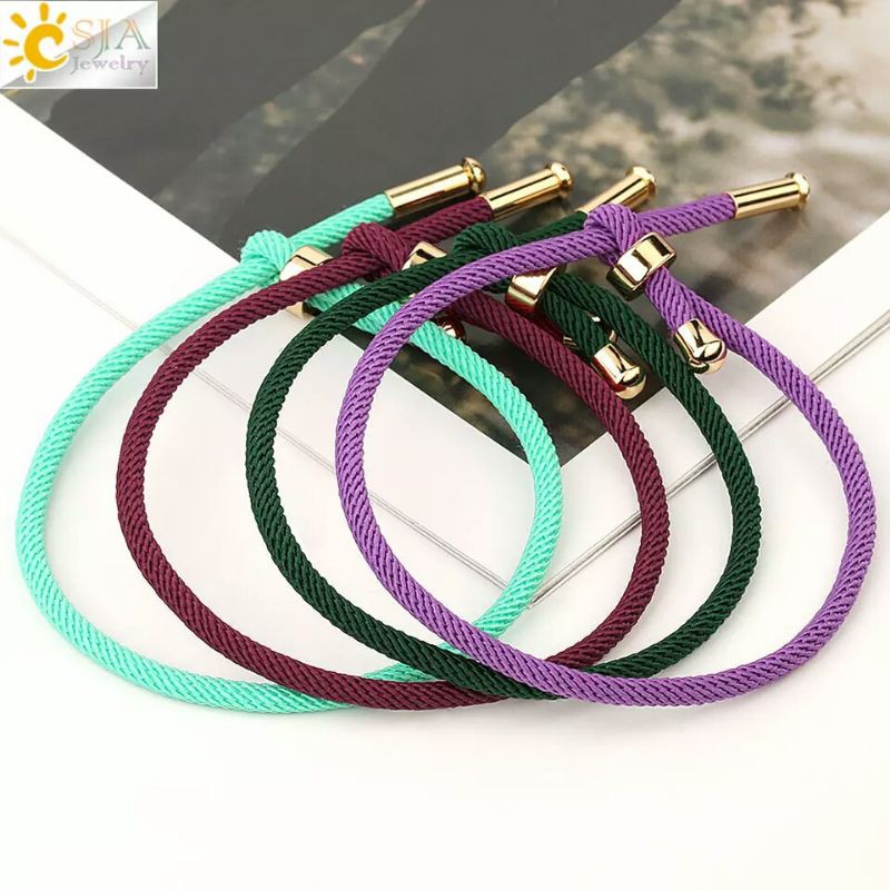 COD✅ Gelang Tali Serut Adjustable Untuk Liontin Emas