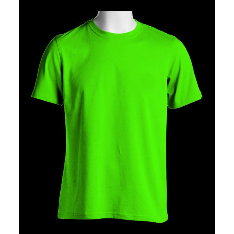 Kaos Oblong Gokil Hijau Neon Katun