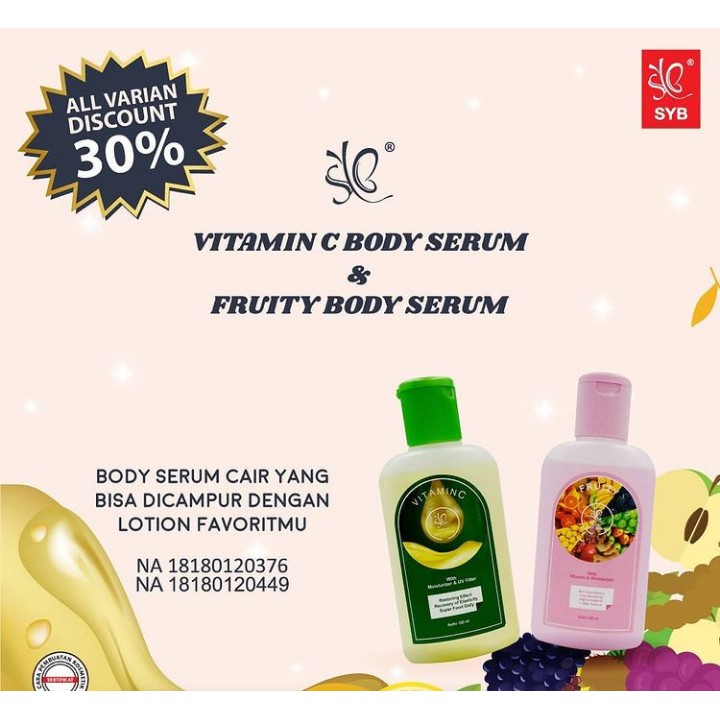 ⭐BAGUS⭐ LOTION FRUITAMIN SYB / FRUITAMIN LOTION BPOM