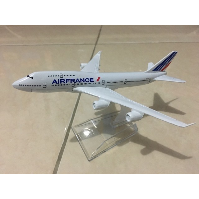 Miniatur Diecast Pesawat Terbang AIRFRANCE Bahan Besi