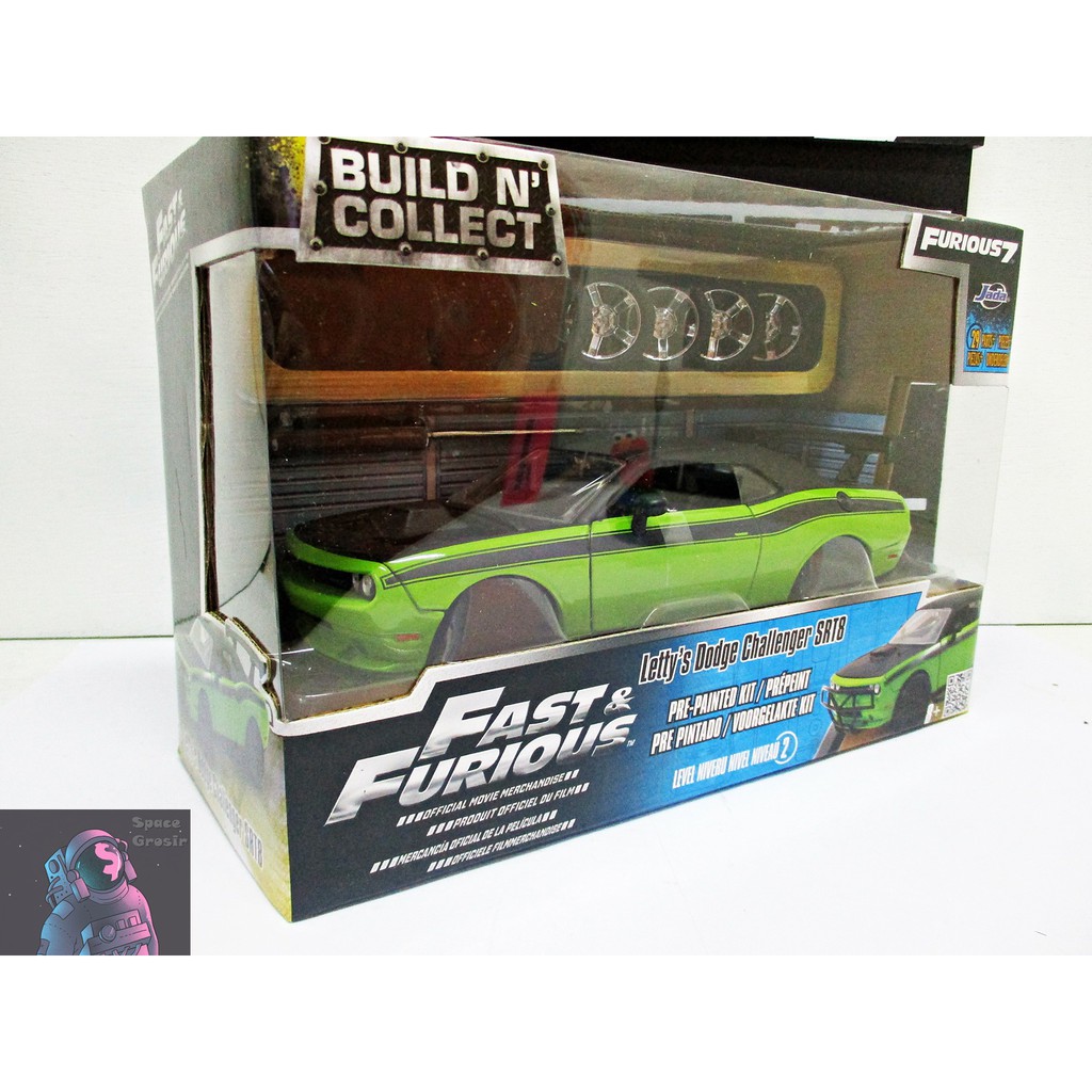 Diecast Jada 1:24 - Fast &amp; Furious 7 Letty's Dodge Challenger SRT8 Model Kit