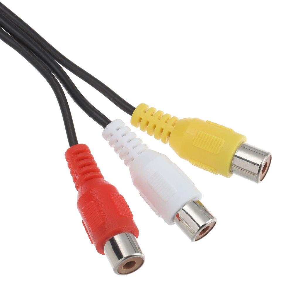 Top Kabel Audio DVD TV DVD Audio Video Male to Female Jack 3.5mm Ke3 RCA