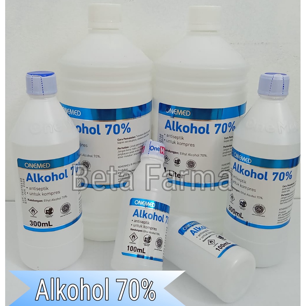 Alkohol 70% / Alcohol 70% 100ml / Alkohol 95% / Alcohol 95%