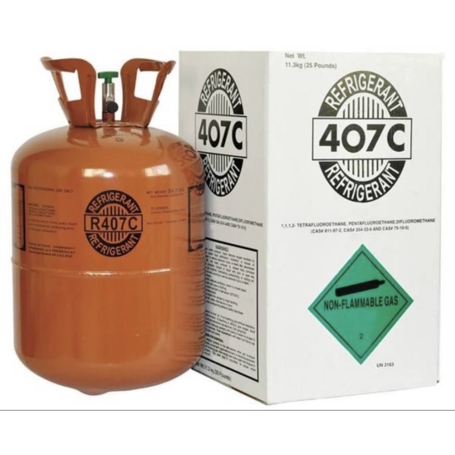 Refrigeran R407C Refrigeran R407 Refrigerant 11,3 Kg