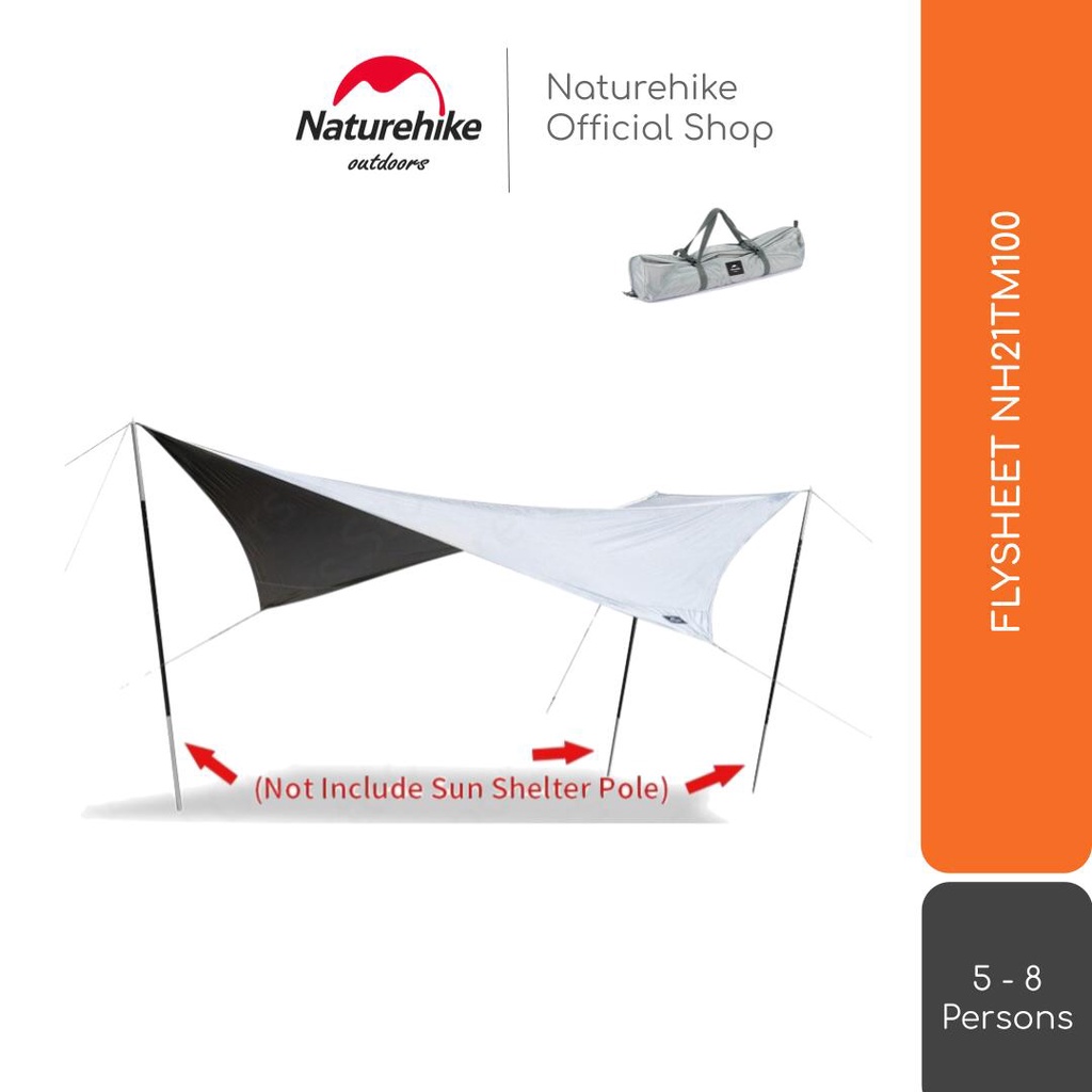 Naturehike Flysheet / Canopy / Shelter Tenda Camping Nh21Tm100