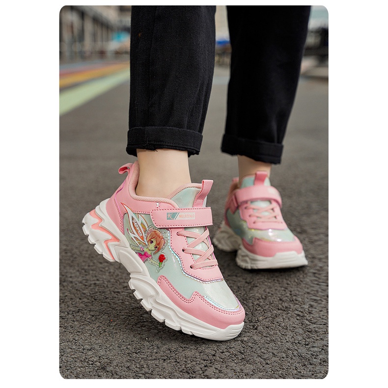 Chubby Glory SH2216  Sepatu sneakers sport casual bahan tebal ringan breathable fairy peri untuk anak 4 tahun sd dewasa size 27 - 38