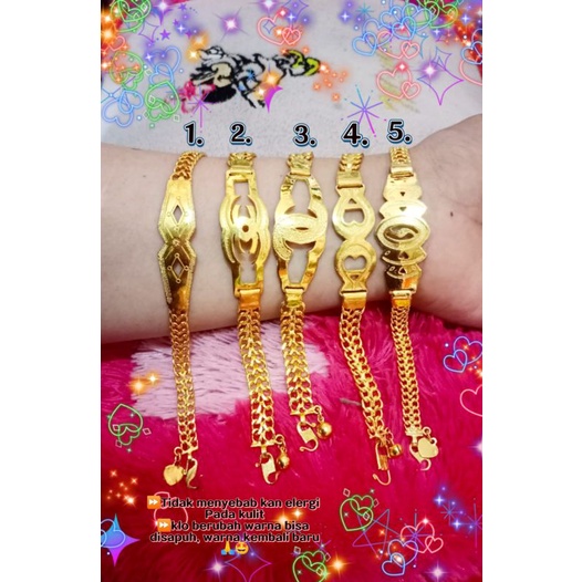GELANG PLAT PALITAN MAS MURNI 24K