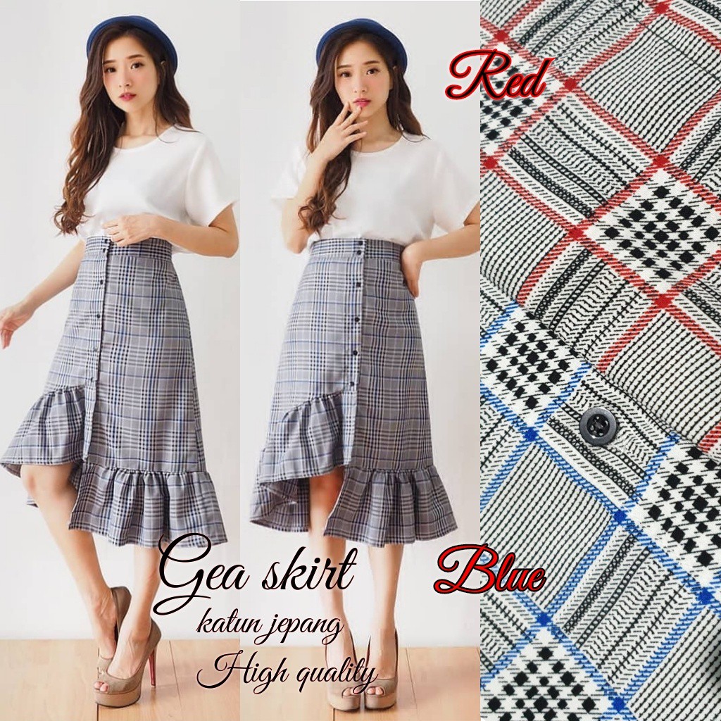 *[HNFK] Rok Wanita / Rok / Rok Wanita Korea / Rok Kotak