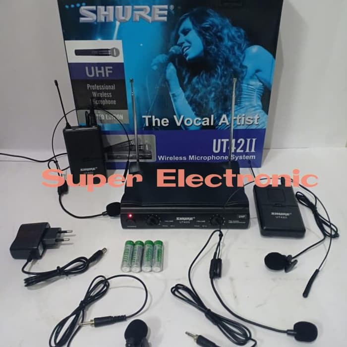 Mic Wireless Shure UT 42 II Jepit Headset