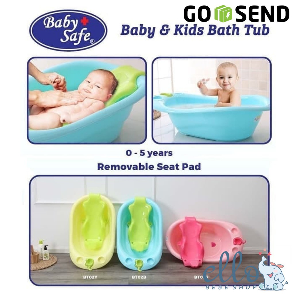 Babysafe BT02 Baby  Kids Bathtub Bak  Mandi  Bayi baby  