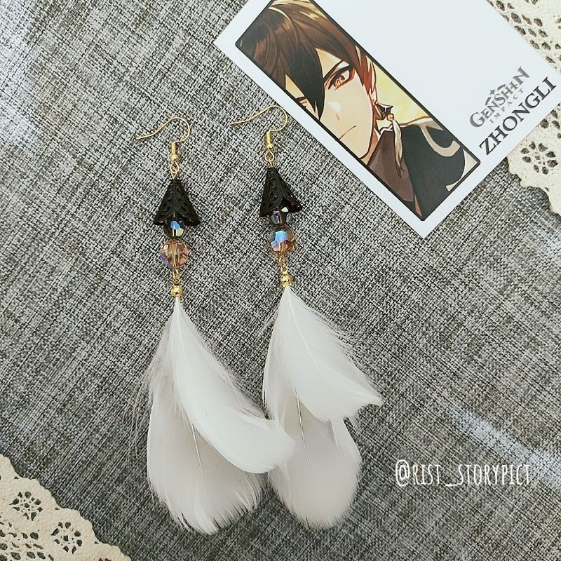 Genshin Impact Zhongli Style Earrings (Anting )
