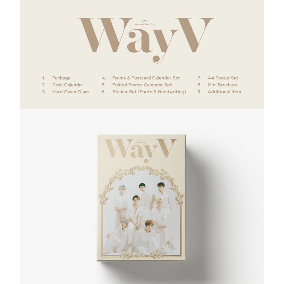 [READY STOCK] Season's Greetings 2021 WayV Benefit Aladin
