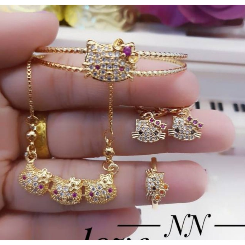 gelang 2 warna lapis emas 24k LvN