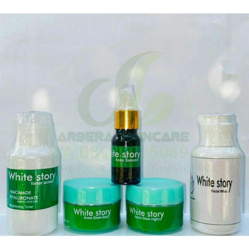 paket white story acne glow