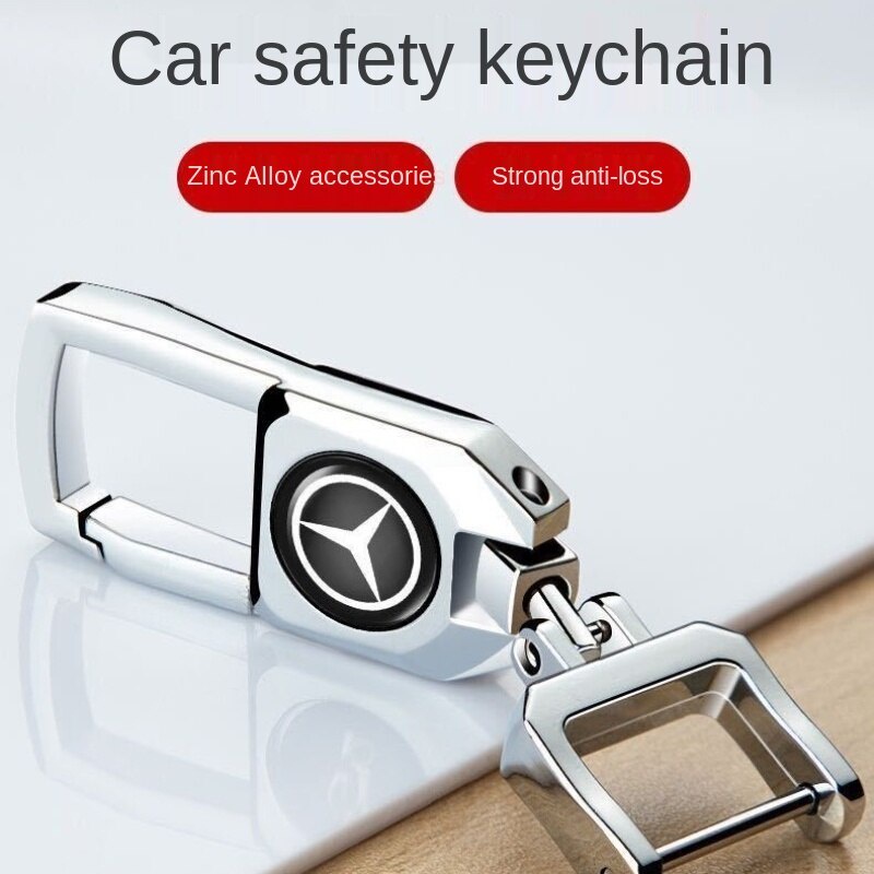 Gantungan Kunci Mobil Bisa Diputar360 ° Universal anti Hilang Aluminium alloy Gantungan Kunci Mobil Khusus Gantungan Kunci Mobil Volkswagen Chevrolet key chain