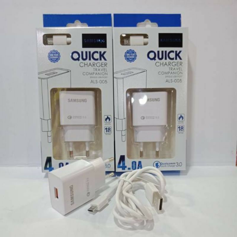 TC TRAVEL CHARGER BRAND ALS-005 QUALCOM 3.0 SINGLE PORT 4.0A QUICK CHARGER