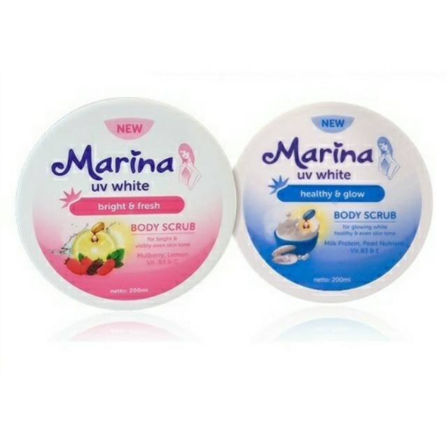 200ml Marina UV White Body Scrub