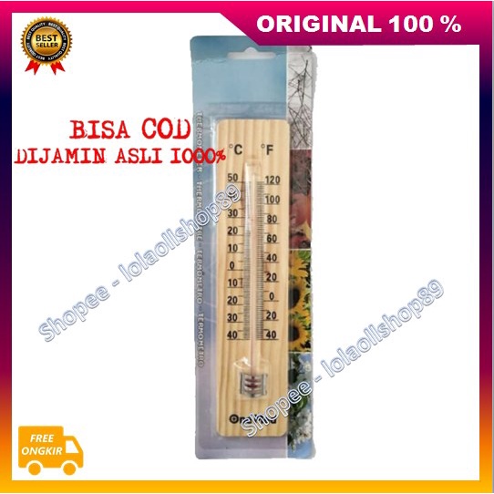 [BISA COD] Termometer Air Raksa Alat Mengukur Suhu Ruangan 100% ORIGINAL