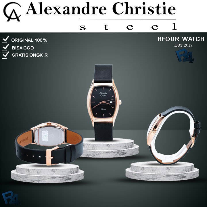 ALEXANDRE CHRISTIE WANITA KULIT ORIGINAL JAM TANGAN ALEXANDER CHRISTIE WANITA ALEXANDER CRISTIE2939W