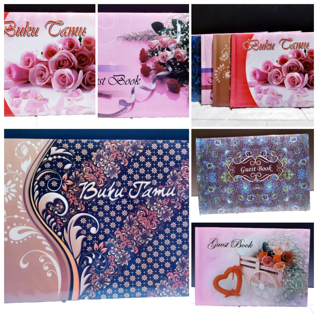 

ROYALE STATIONARY - BUKU TAMU / BUKU DAFTAR TAMU UNDANGAN / GUEST BOOK HARD COVER. TERMURAH