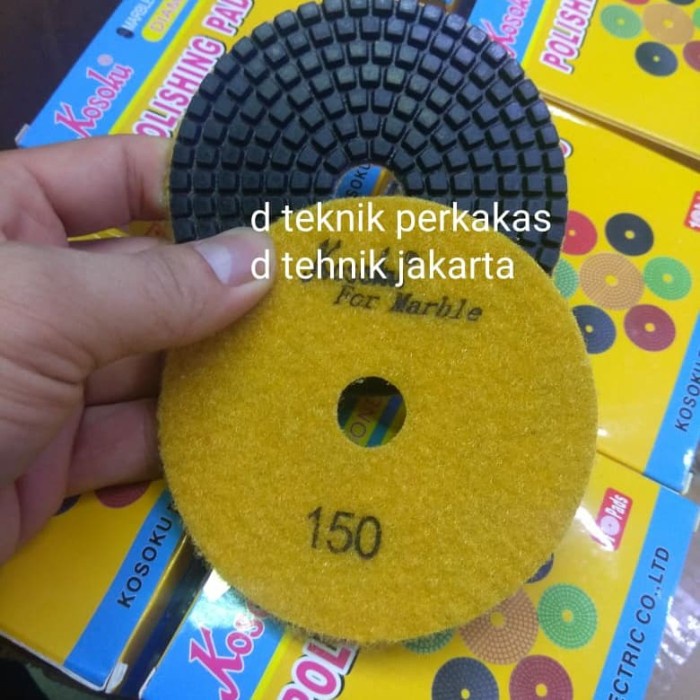diamond pad kosoku #150 - pad poles marmer - pad poles granite