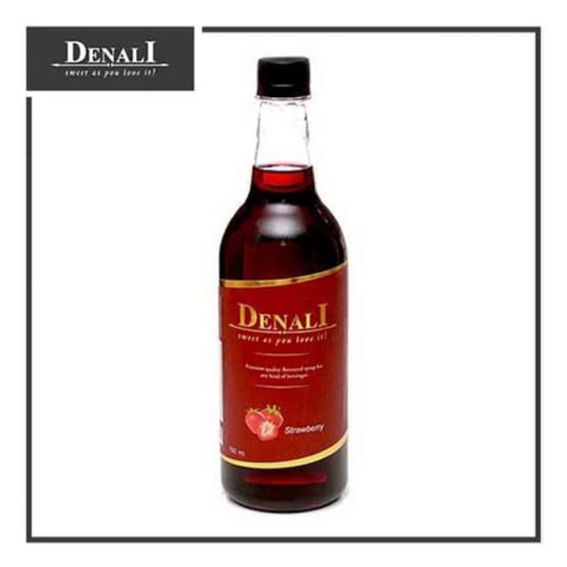 

Denali Strawberry syrup 750ml