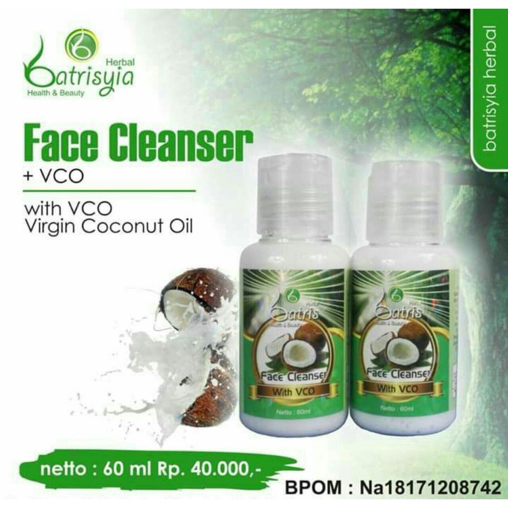 Face Cleanser Susu Pembersih Batrisyia Herbal