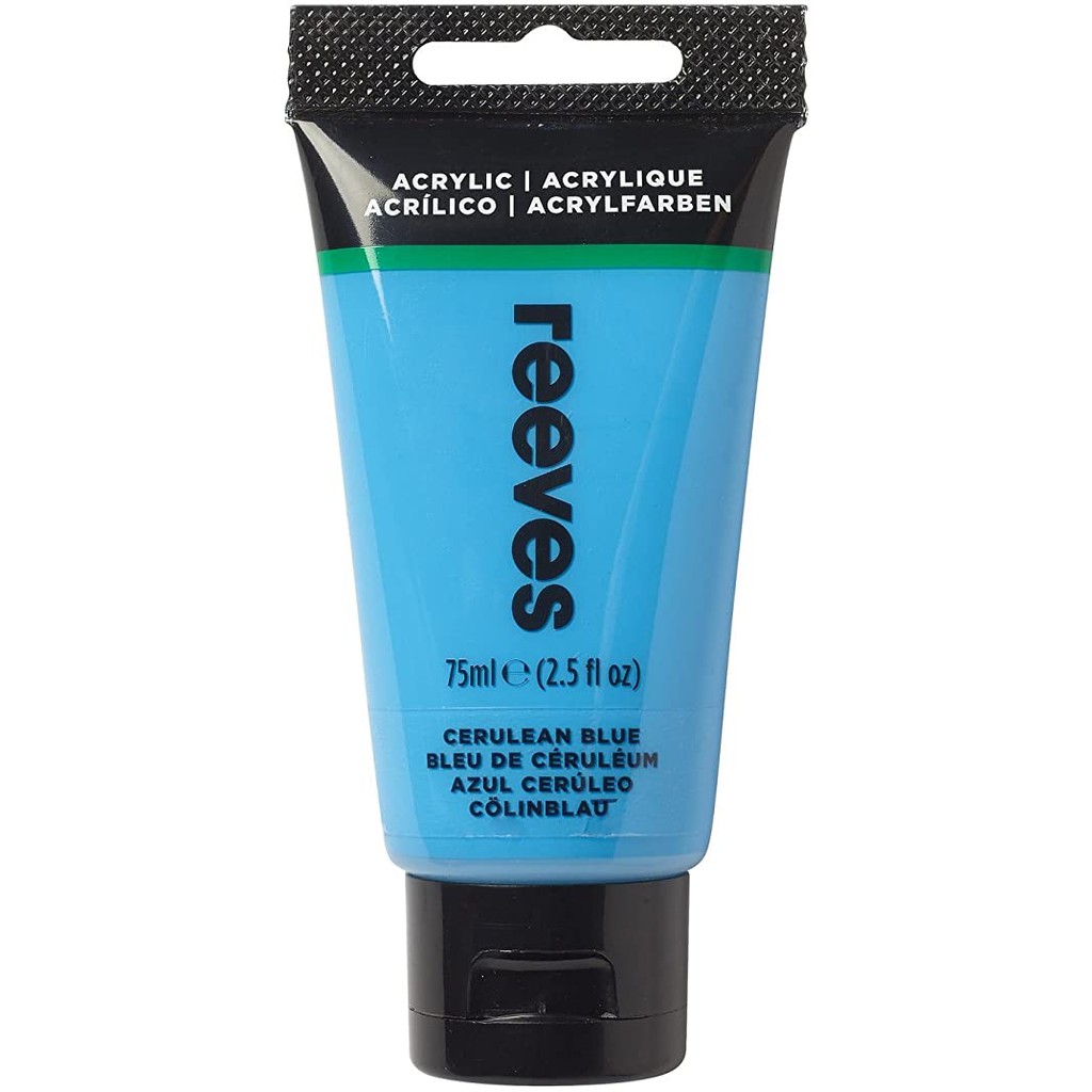 

REEVES ACRYLIC 75ML CERULEAN BLUE HUE