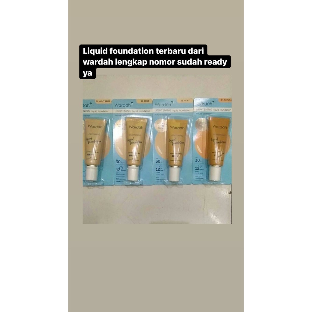 25 gr terbaru // wardah lightening liquid foundation kemasan travel kit // liquid foundation wardah