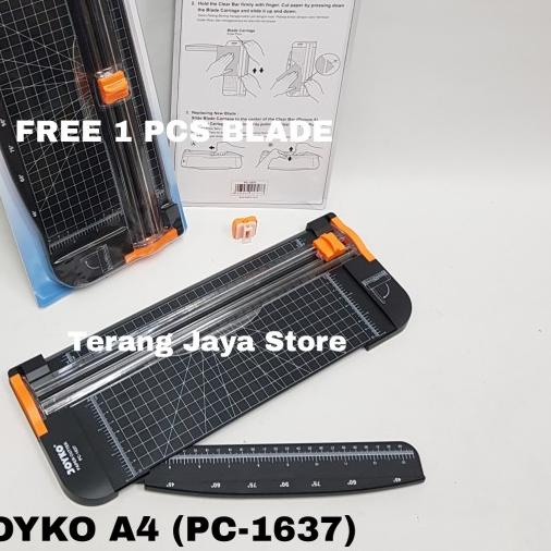 

☞ Alat Pemotong Kertas Joyko PC1637 Rotary Paper Trimmer Joyko PC-1637 ♣
