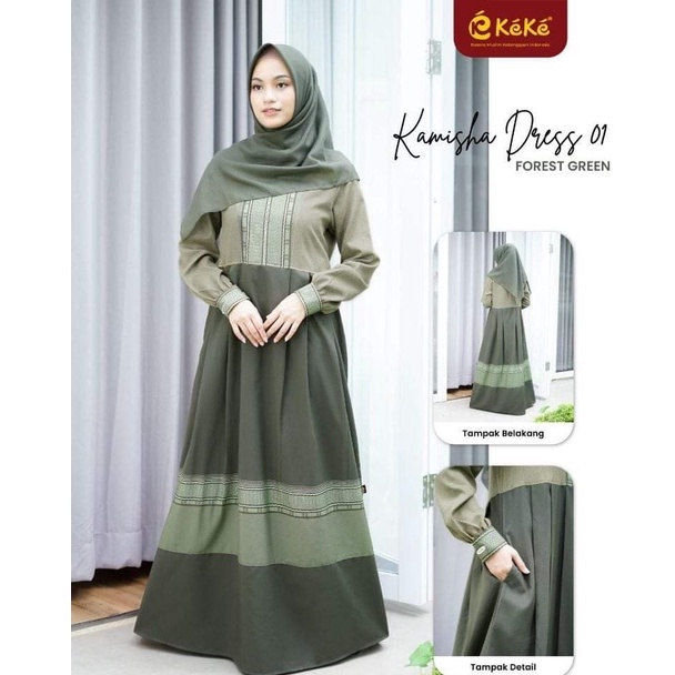 Dress Kamisha 01 by Keke | Dress Wanita Terbaru Edisi 2022