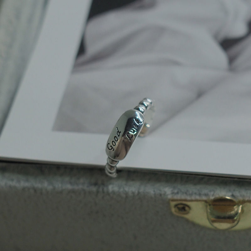 Cincin Model Terbuka Adjustable Gaya Retro
