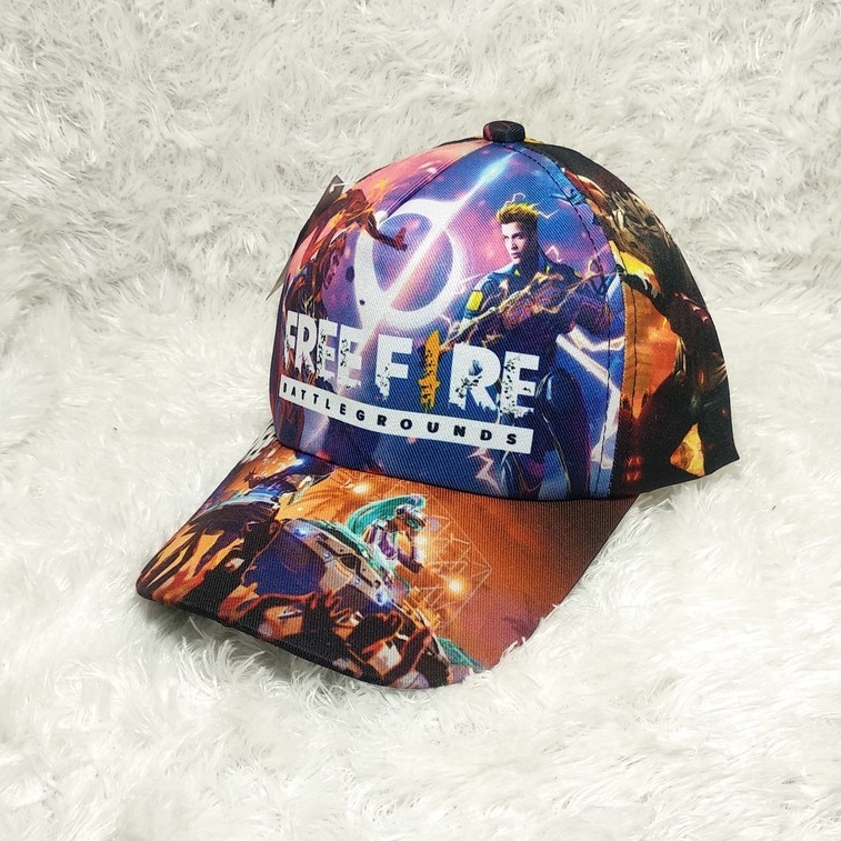 RS. TOPI ANAK LAKI-LAKI MOBILE LEGEND & FREE FIRE (ML DAN FF) SUBLIME-FF GOLD