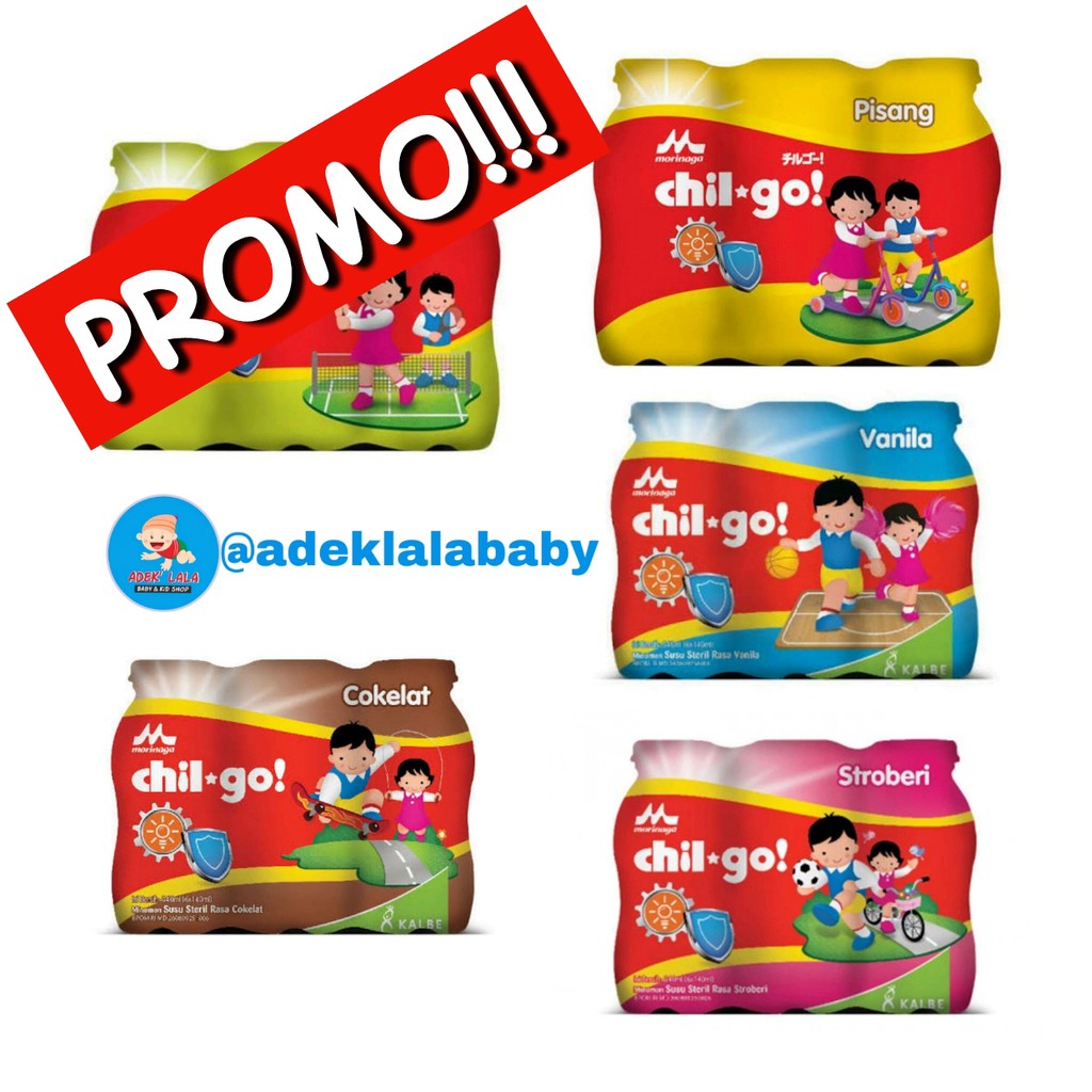 

[EXP JUL25] Chil Go UHT Stroberi/Vanila/Coklat 6x130ml