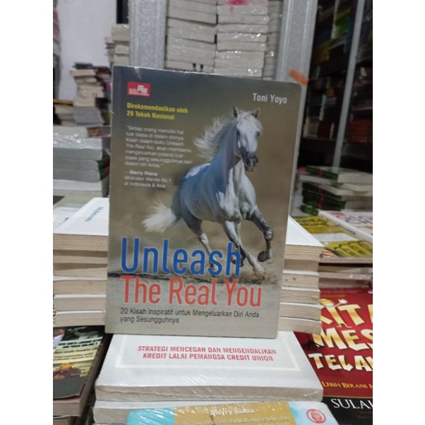 OBRAL BUKU MOTIVASI / PENGEMBANGAN DIRI / INSPIRASI / MARKETING / SETRUM WARSITO / TONI WENAS / MURAH ORIGINAL-UNLEASH THE REAL