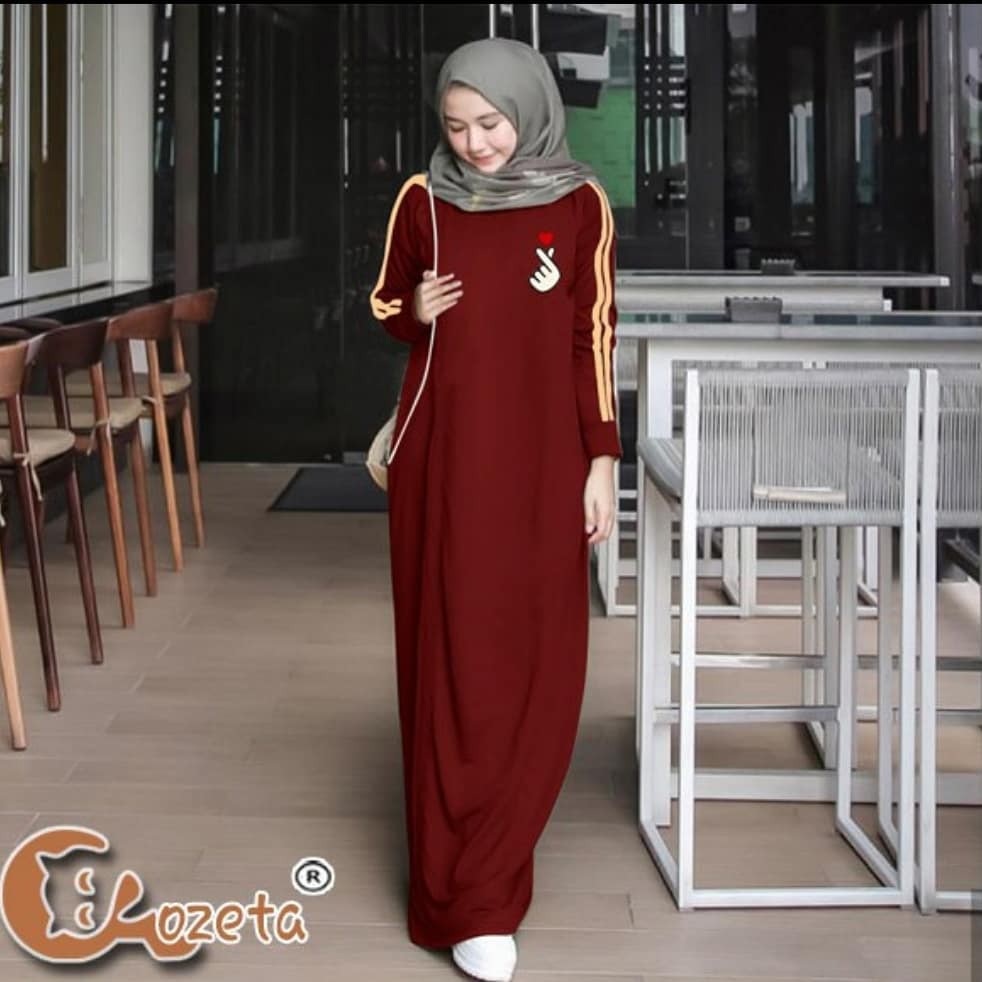 CUCI GUDANG SARANGHAE DRESS Bahan Moscrepe Pakaina Wanita Gamis Panjang Terusan Gamis Wanita Dress Mulim Terbaru