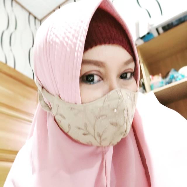 MASKER brokat cantik 3ply