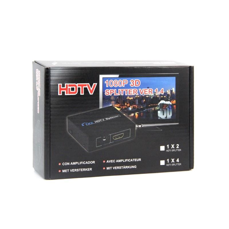 HDMI SPLITTER 1-2 SUPPORT VIDEO 3D FULL HD 1080P JARAK BISA SAMPAI 15 METER SPEED DATA TRANSFER 10.2 GBPS - TEKNO KITA