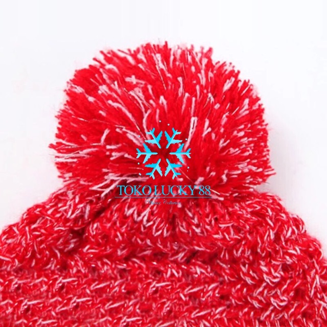 IMPORT Hat Scarf Kids Crown Topi Syal Anak Rajut Wool Winter Musim Dingin Motif Crown