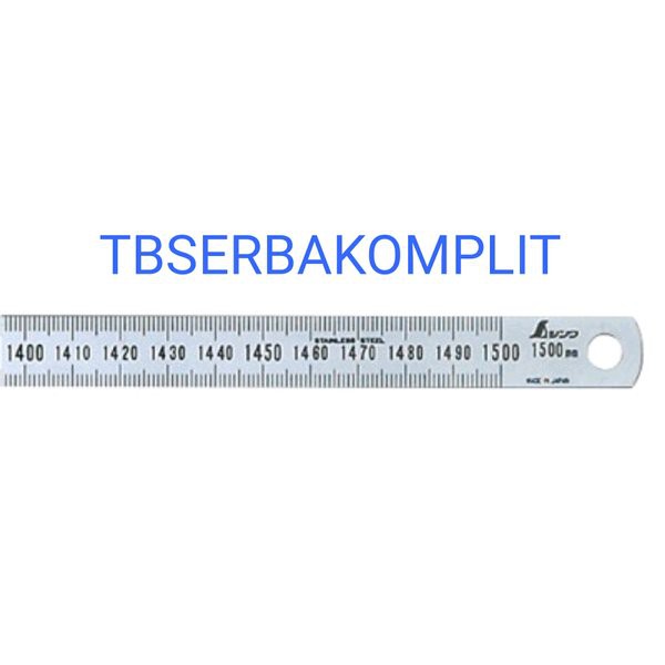 

Penggaris Shinwa 150cm 13285 Japan 1.5 meter Stainless Steel Semi Flexible Rules Ruler SS 1.5m 150