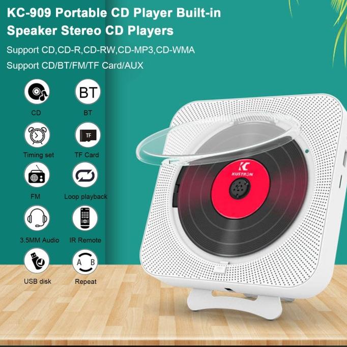 DVD VCD MP3 KPop BTS Media Player Portable Bluetooth