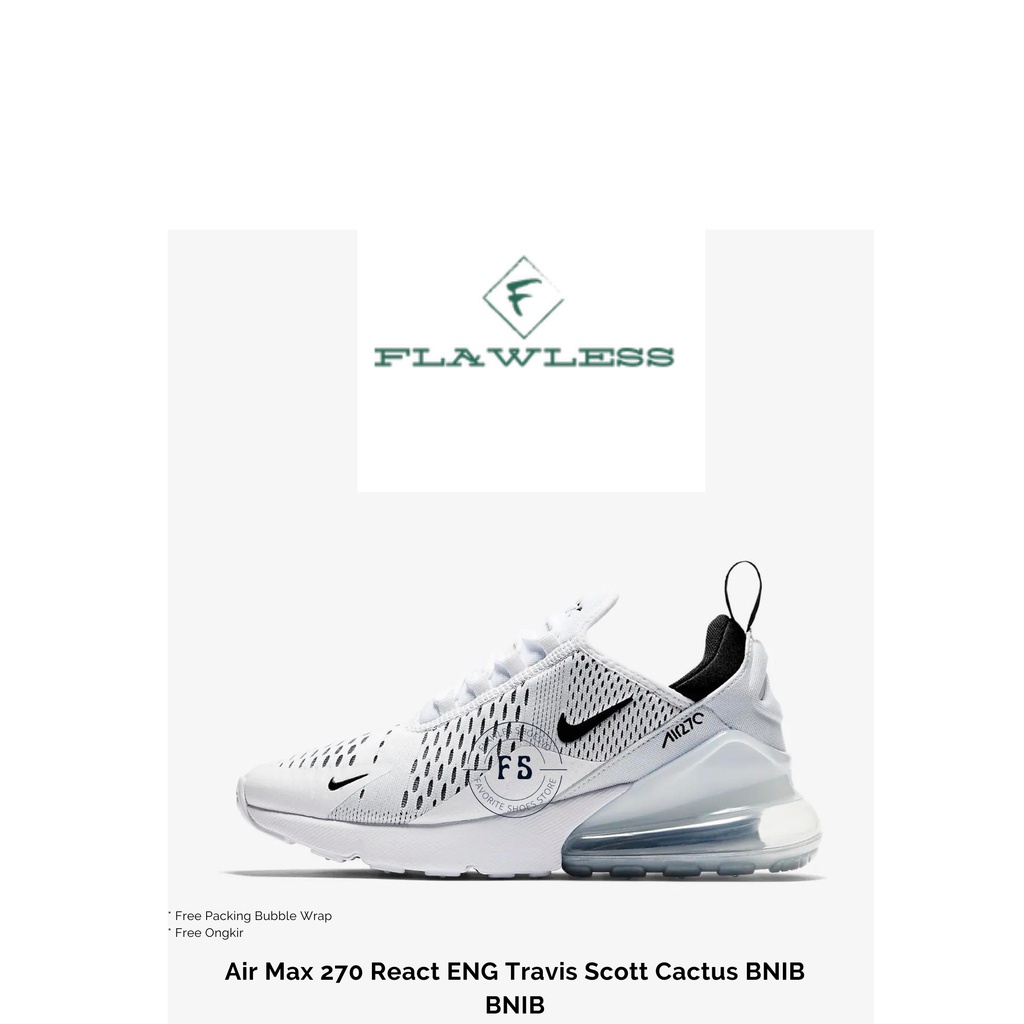 Nike Air Max 270 White Black BNIB