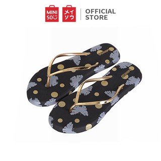  MINISO  Sandal  Jepit Flip Flops Wanita Daijin Polka Dot 