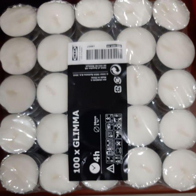 [833] 100 Pcs Lilin Pembakar Minyak Aromaterapi - Harga Per Pack Isi 100 - Tahan 3-4 Jam