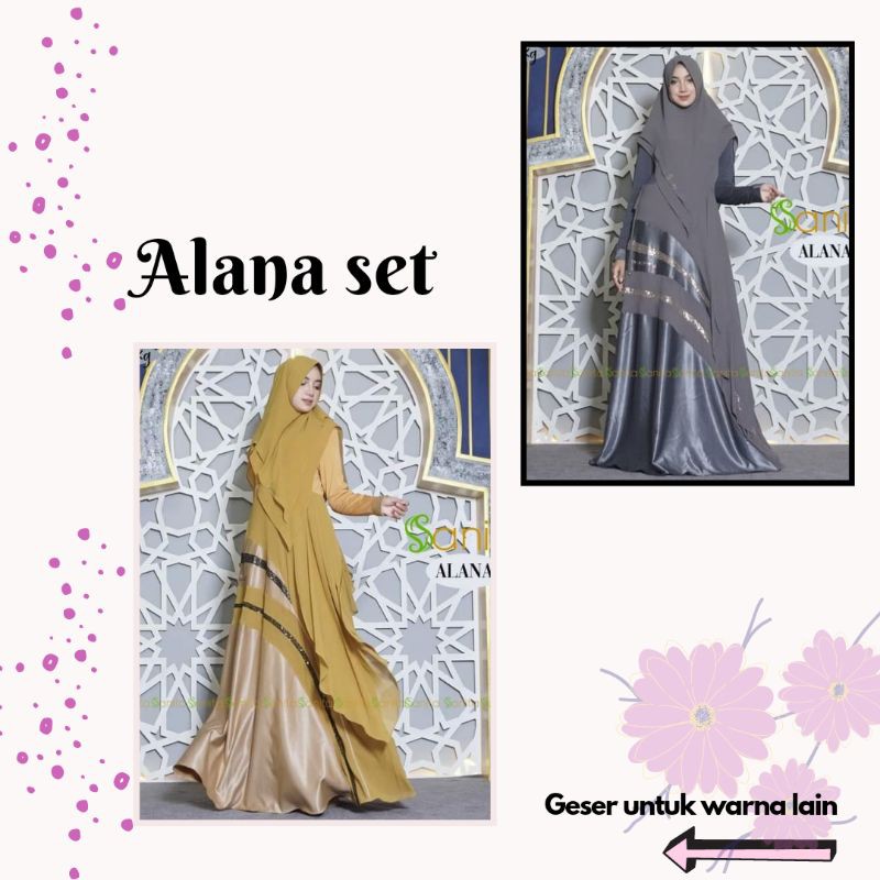 Alana set by Sanita (SIAP KIRIM)