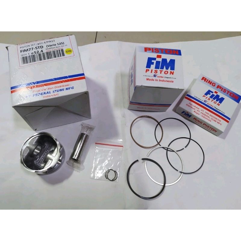 Piston kit honda vario 125 FIM IZUMI Os Standar Nol piston kit vario 125 Os std FIM izumi
