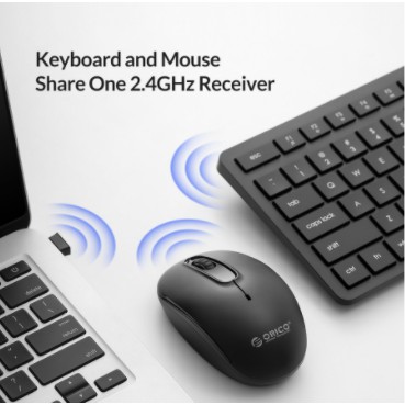 Keyboard mouse orico wireless multimedia combo bundle silent 106 key 1600dpi wkm01 dwkm01